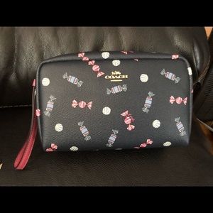 Retired Coach Makeup Case with Candy Print